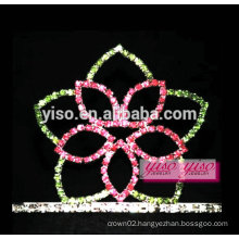 charming flower diamond hair ornaments small tiara